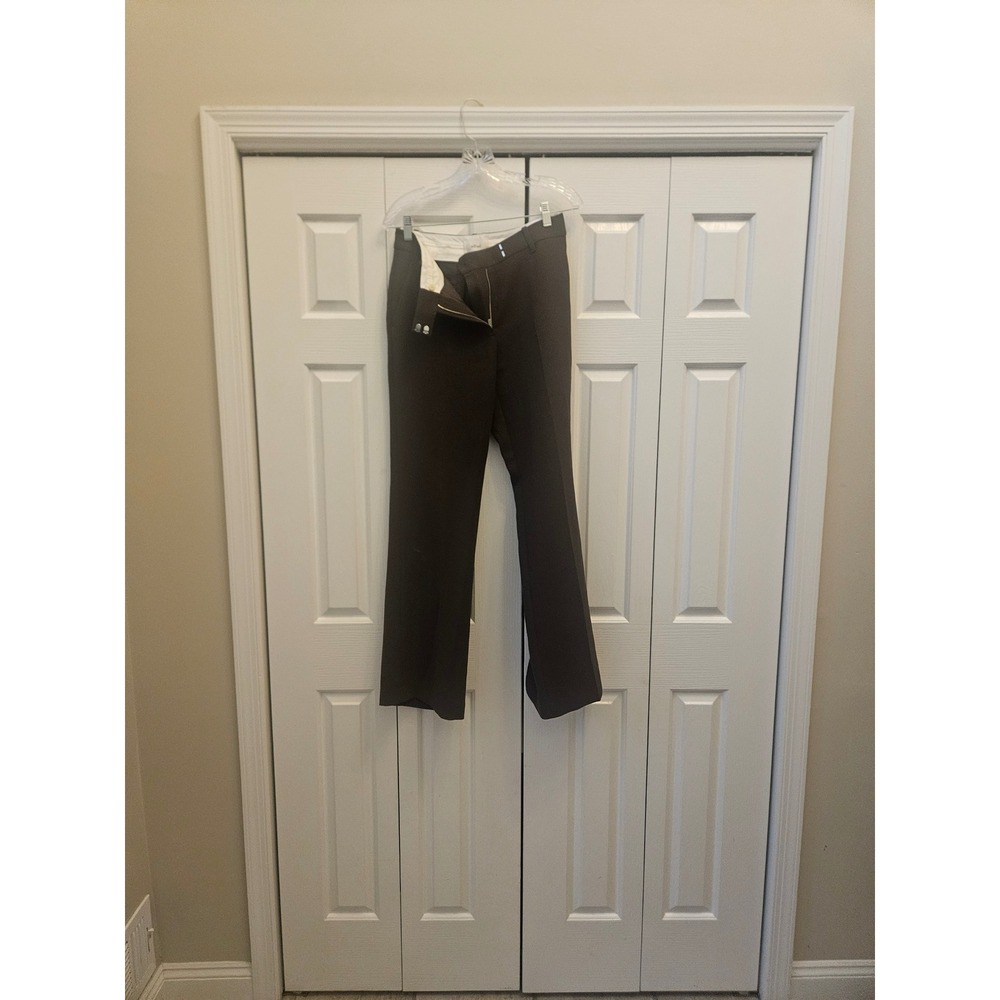 Wilfred Aritzia Dark Brown Dress Pants Straight Leg Trousers Size 6